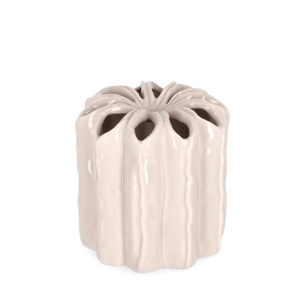 VASO KICHI TONDO ROSA H.15,5